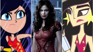 Evolution of "Donna Troy" (Wonder Girl) in Cartoons and Movies. (DC Comics)