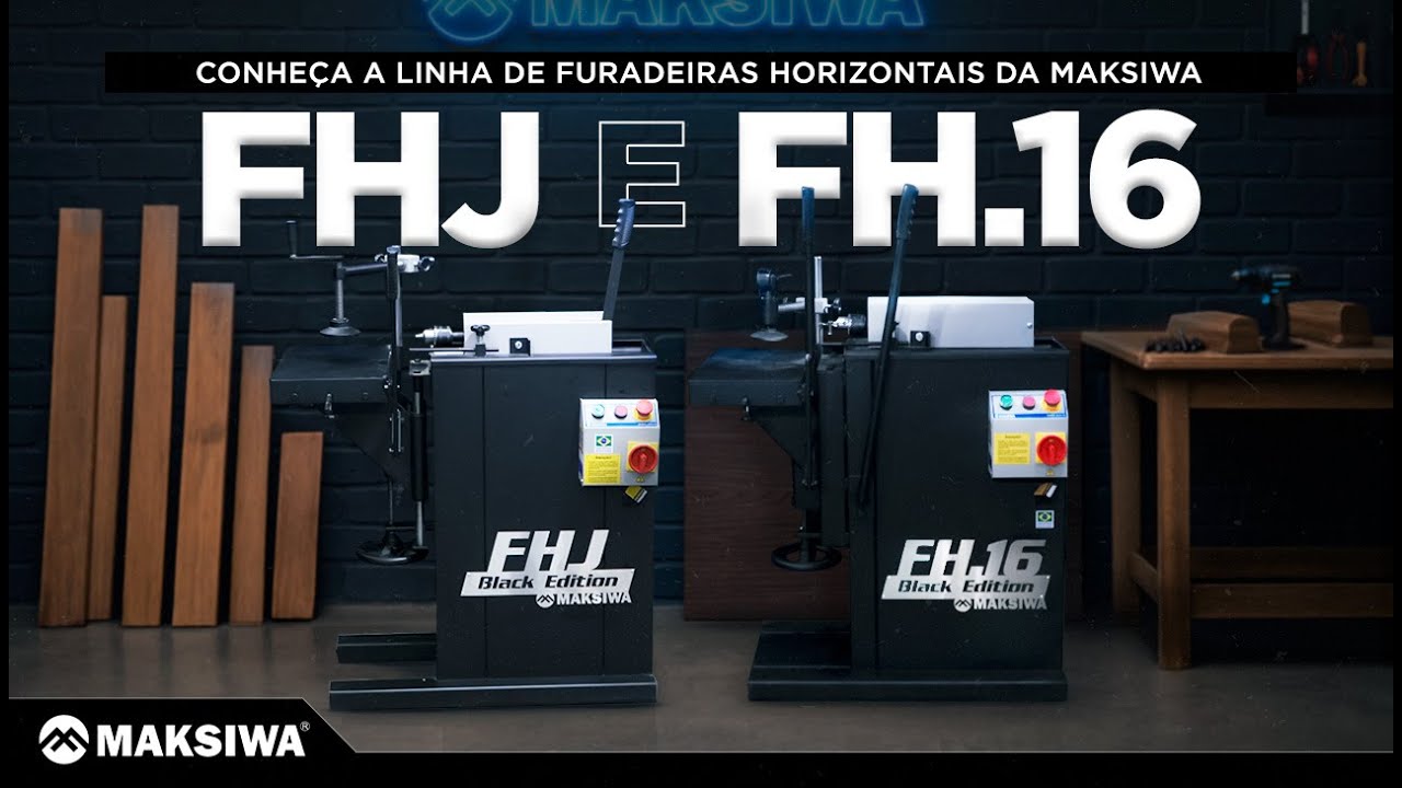 Furadeira Horizontal Reforçada 16 Mm Fh16 Maksiwa - Agile
