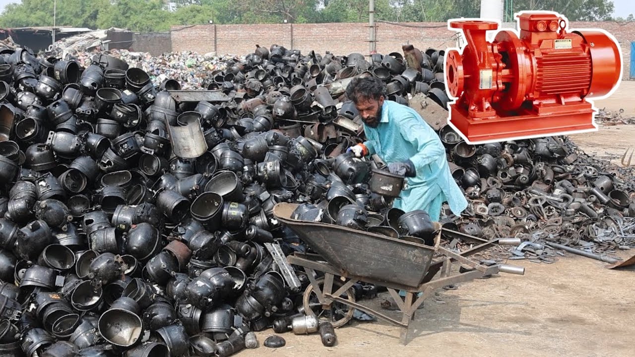Incredible Process Of Metal Recycling And Manufacturing Brand New Electronic Power Motor