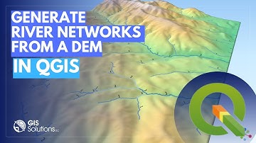 Generate River Network from DEM || QGIS Generate Stream Network