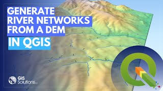 Generate River Network from DEM || QGIS Generate Stream Network