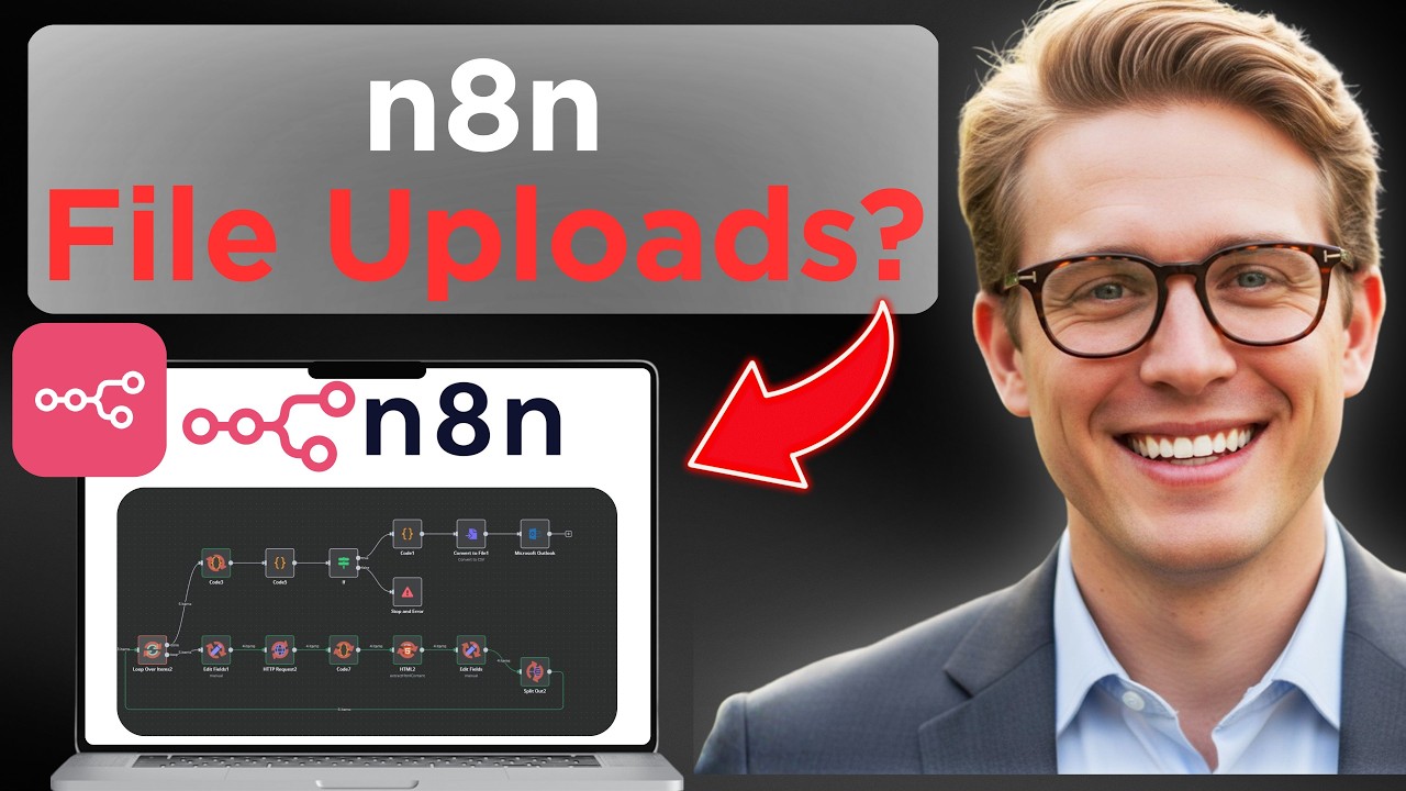 n8n file upload workflow tutorial screenshot