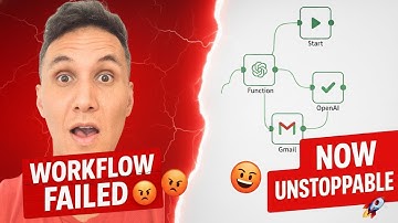 Beginner n8n Error Handling Tutorial - 5 Workflows That Never Fail (Stop Workflow Failures)