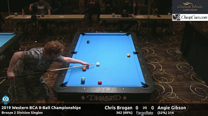 Chris Brogan vs Angie Gibson - Bronze 2 Singles - ...