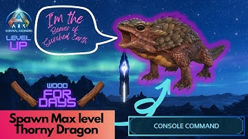 Tamed Thorny Dragon Spawn Command | Ark Survival Ascended