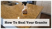 Learn How to Seal Granite Countertops like a Professional - YouTube