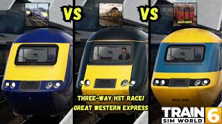 Three-Way HST Race! | Me vs HecticJojo vs LiamDoesSimulation | Great Western Express | TSW6