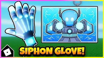 How to get SIPHON GLOVE + SHOWCASE in SLAP BATTLES! (Caution: High Voltage Badge) [ROBLOX]