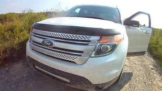 Climbing a steep hill in a Ford Explorer