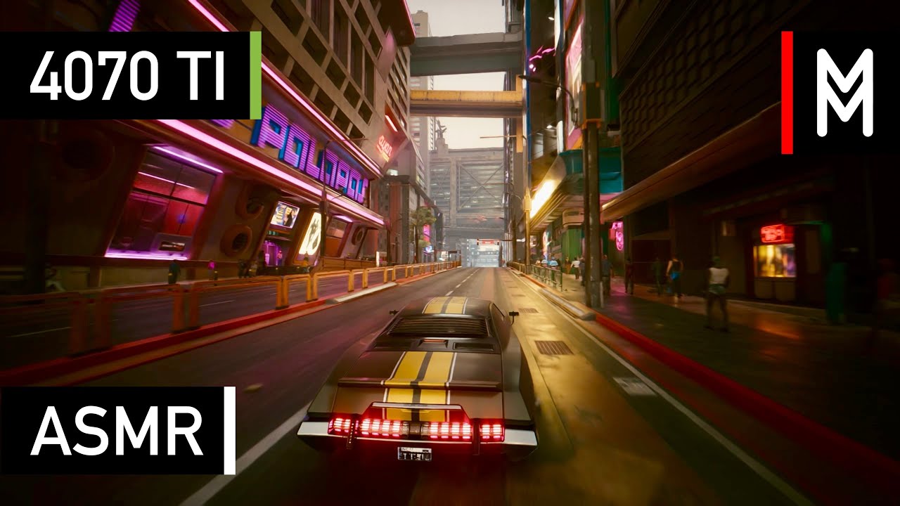 Drivin' Quadra Sport R-7 "Charon" at sunset 🌆 Cyberpunk 2077 | Ray Tracing | RTX 4070 Ti | ASMR