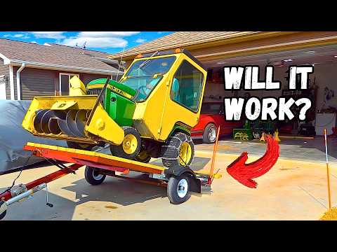 Building A CUSTOM TILT RAMP For RESTORED TRAILER