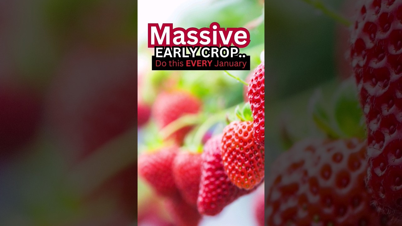 MEGA CROP of Strawberries [REALLY EARLY] 🍓🍓🍓