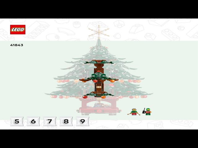 LEGO Instructions - Seasonal - 41843 - Family Christmas Tree