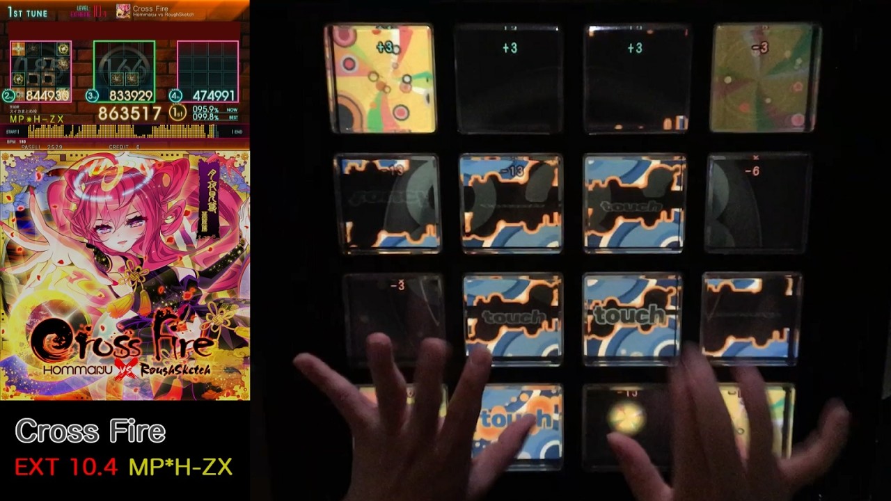 jubeat bt Ave.】Cross Fire EXT [EXCELLENT] 60fps - YouTube