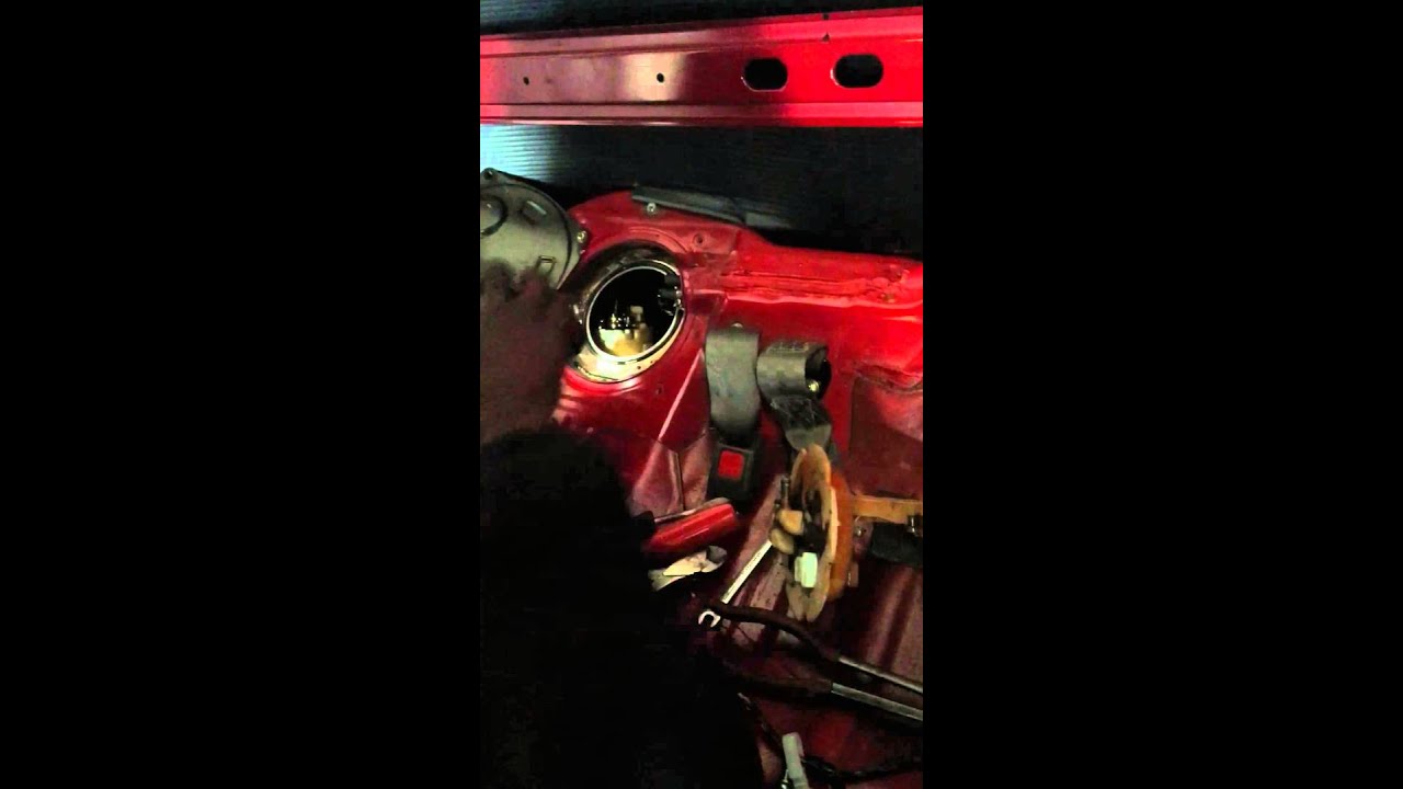 How to replace fuel pump on Nissan Sentra - YouTube