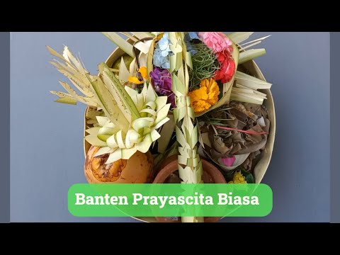 Banten Prayascita Biasa