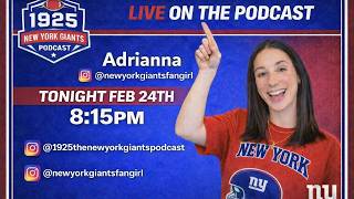 Whats Next For The New York Giants  Interview With Adrianna Iafolla  Nfl Free Agency