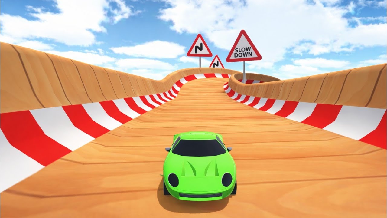 🏎️🔥 Sports Car Stunts with Spider-Man 🕷️ | Mega Ramp Extreme Jumps 🚀