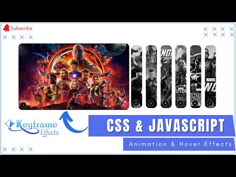 Create Image Accordion Animation with Hover Effects Using HTML CSS and JavaScript
