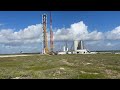 Orbital Launch Table Lift, From Dunes, SpaceX Starbase, Boca Chica, TX