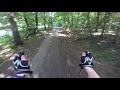 SKIKE V9 IN A FOREST - HELMET VIEW