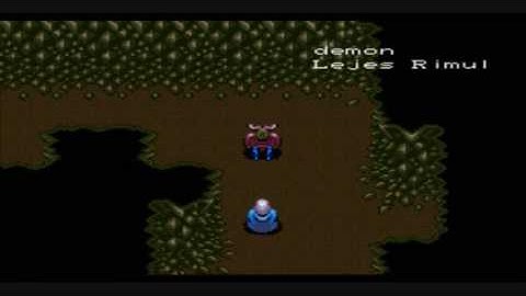 7th saga intro screen for super nintendo snes console in widescreen