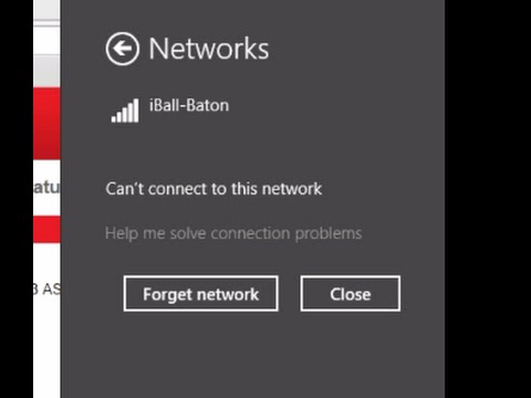 Can't Connect To Wireless Network, Password Is Correct/Right ? [wifi not connecting right password]