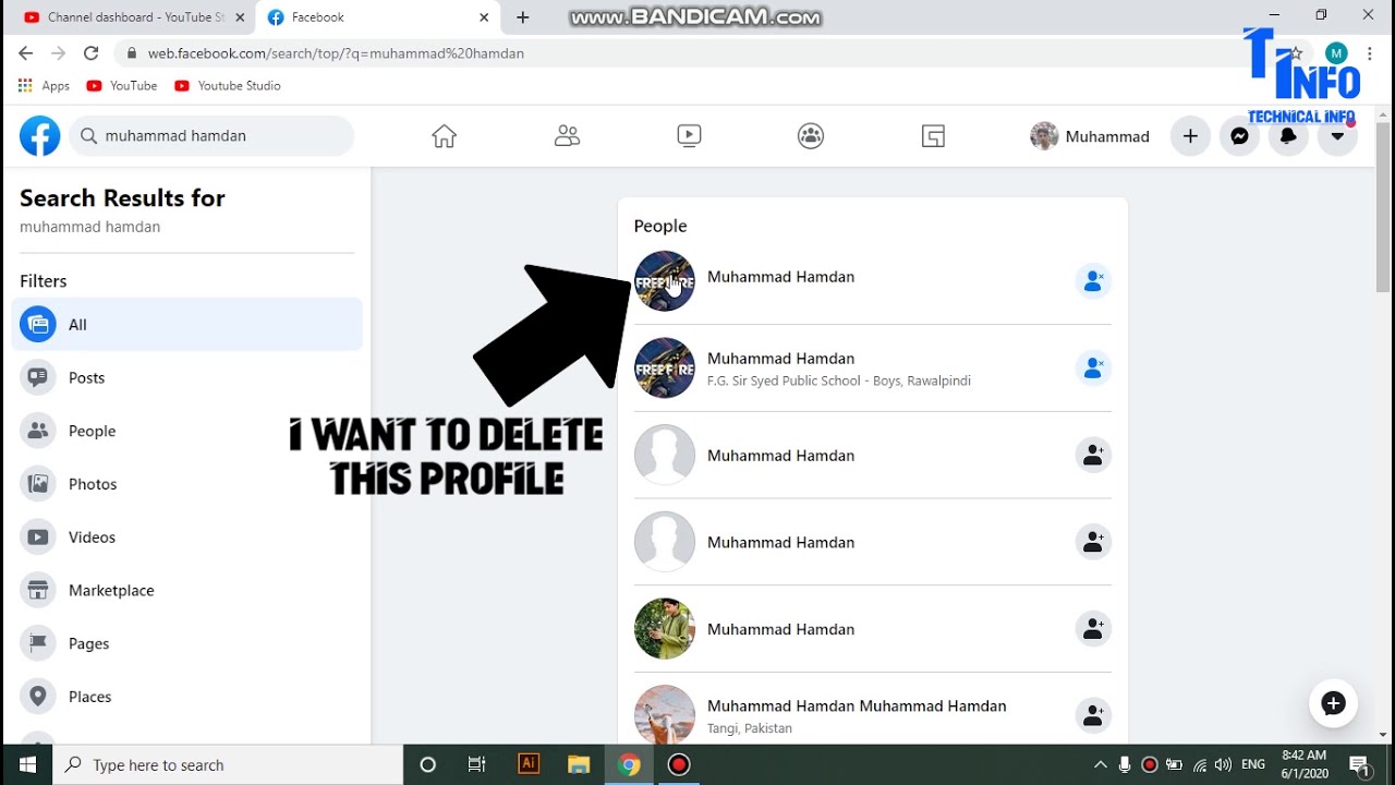 Delete [Facebook Account] Without Username And Password - YouTube