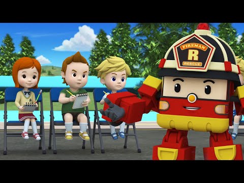 Fire Safety Tips by Roy│Robocar POLI Safety Episodes│Fire Safety <strong>Classroom</strong>│Robocar POLI TV