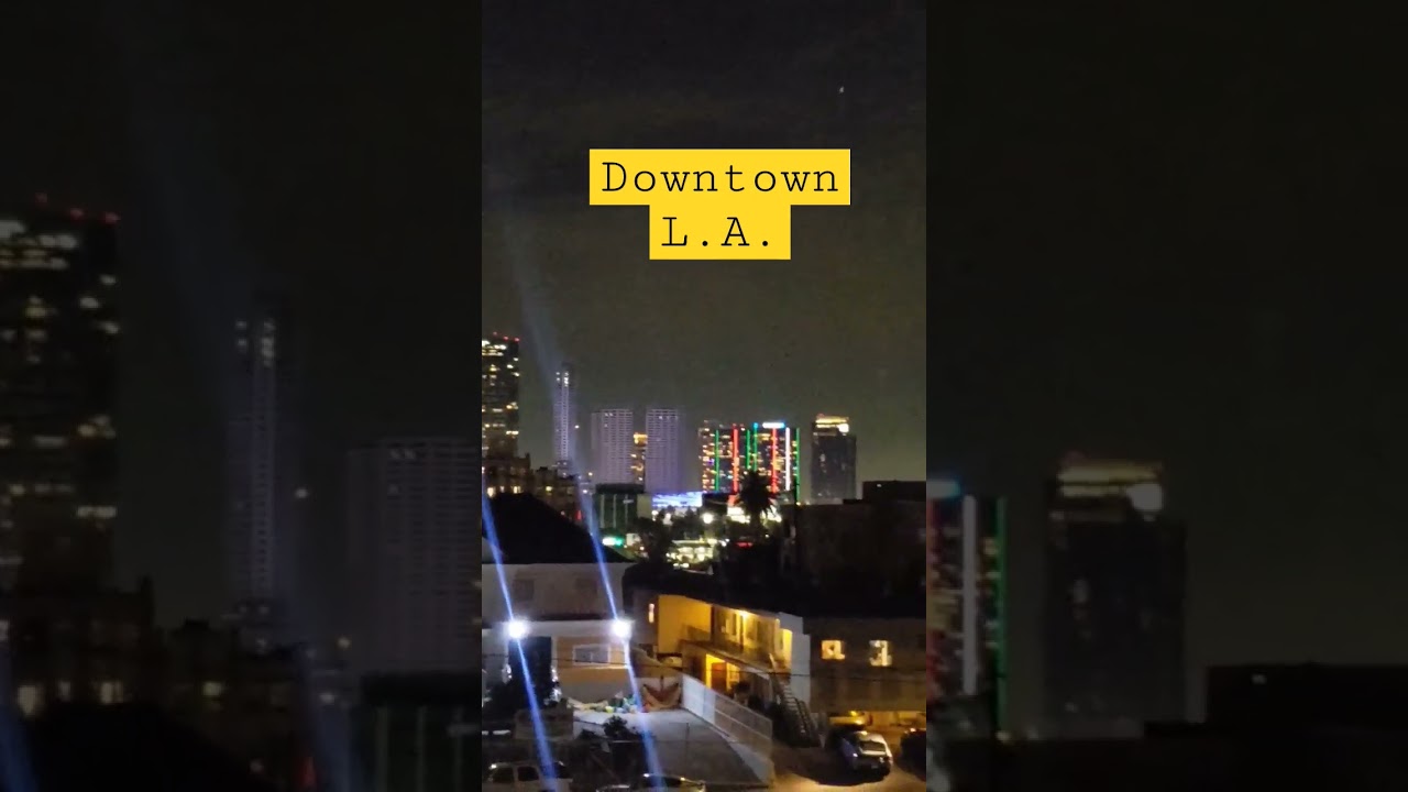 VIEW OF DOWNTOWN L.A. 