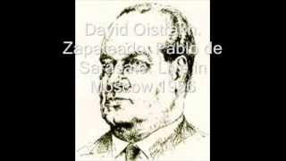 David Oistrakh Zapateado, live in Moscow 1956