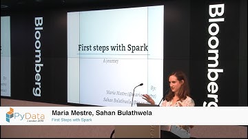 Maria Mestre, Sahan Bulathwela: First Steps with Spark