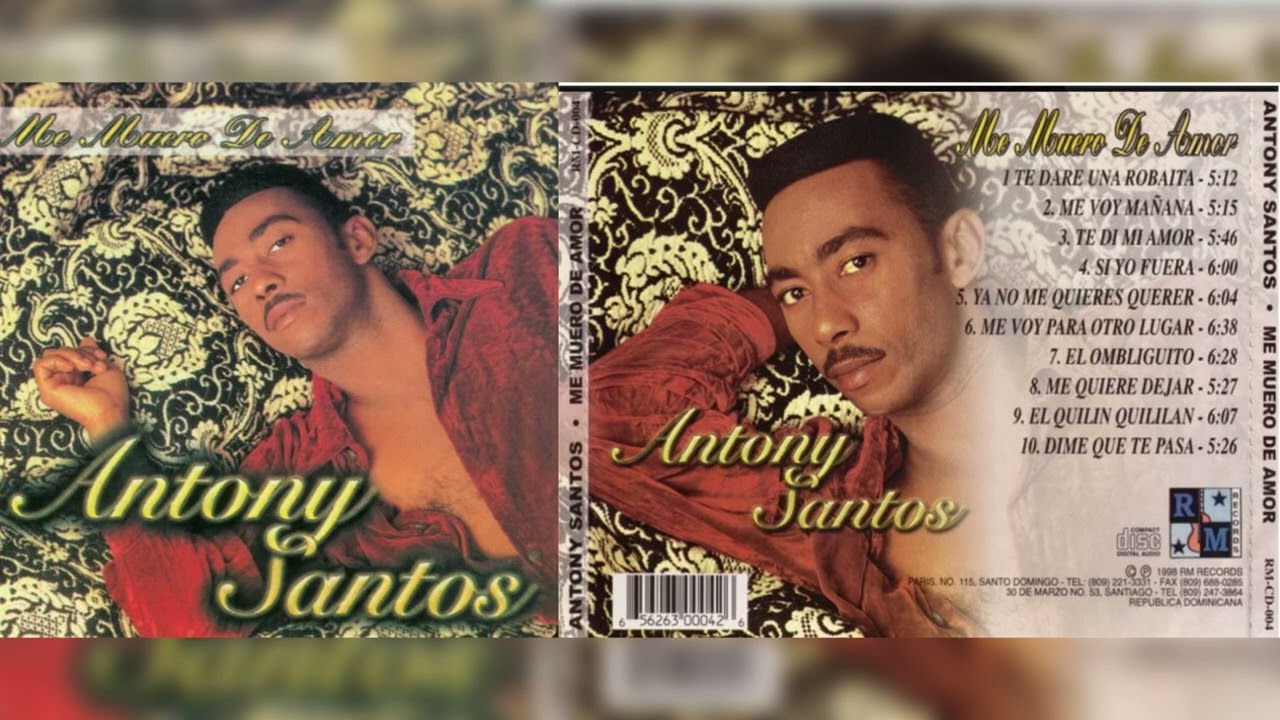 Anthony Santos - Me muero de amor Album