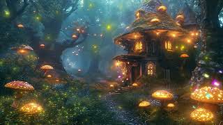 Enchanting Fairy Cottage in the Middle of the Forest  Music & Ambience