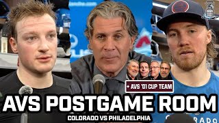 Jared Bednar & Avs PISSED After 7-3 Blowout LOSS vs Flyers + Forsberg & Avs 2001 Stanley Cup Team