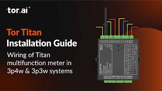 How to do wiring of Titan multifunction meter in 3p4w & 3p3w systems?