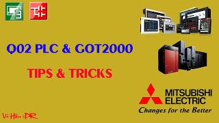 MITSUBISHI PLC & HMI in SIMULATION | GT Designer and GXwork 2 | Tips for program