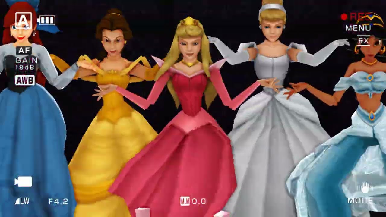 (MMD x Disney Princess) Itzy-Wannabe