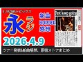 【永ラジ4.9】矢沢永吉 全国ツアー&新曲W発表「BORDER」最速レビュー、EYポイントP応募、原宿ストア 盛り沢山の話題をお話しします @3tdriver
