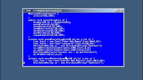 Lesson4 Text Attributes | Java Graphics Tutorial