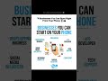 Tired of 9-5? Your smartphone can be your startup!🤯🤯
