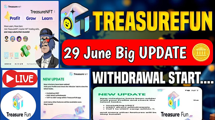 🪙Treasure NFT Fun New Update Today| Treasure NFT Withdrawal New Update! Treasure fun update