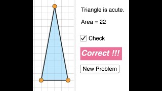 Creating Triangles With a Given Area (V2)