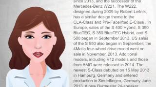 Mercedes Benz S Class W222 - WikiVideos