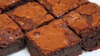 The Best Chocolate Fudge Brownies, I've ever eaten.