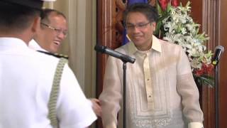 Oath-taking of DILG Secretary Mar Roxas 9/29/2012