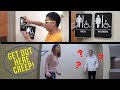 Switching Bathroom Signs Prank!