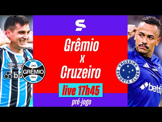 GRÊMIO X CRUZEIRO, PRÉ-JOGO COM IMAGENS, BRASILEIRÃO 2023, #live