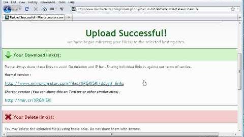 How To Upload Your Files Onto The Internet Using Mirror Sites And Share It With World