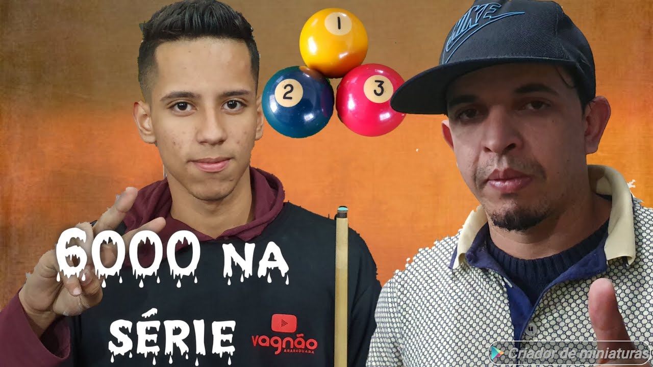 BAIANINHO X LORIN 6000 NA SÉRIE - SINUCA AO VIVO 